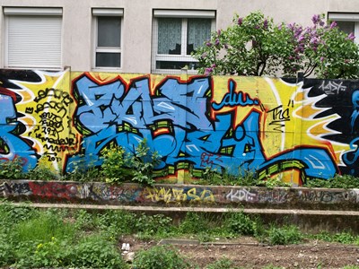 photo graffiti Paris 20eme arrondissement